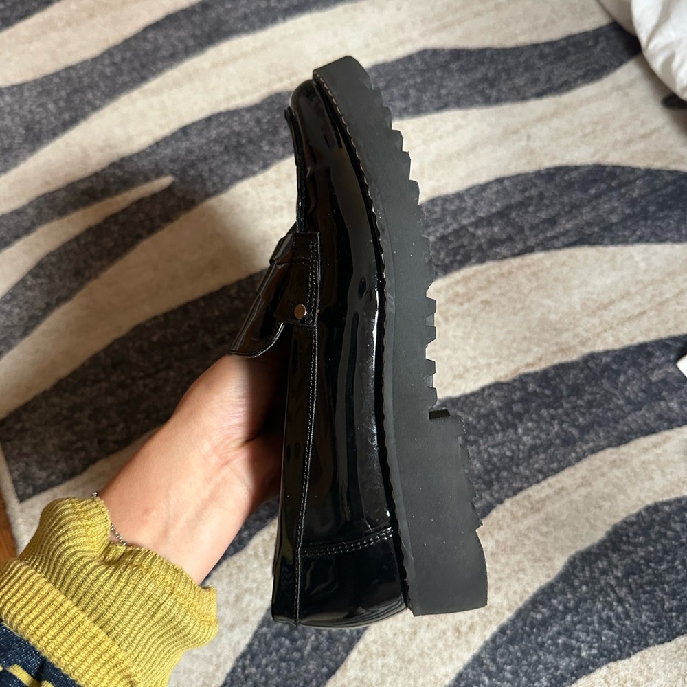 Franco Sarto Black Loafers